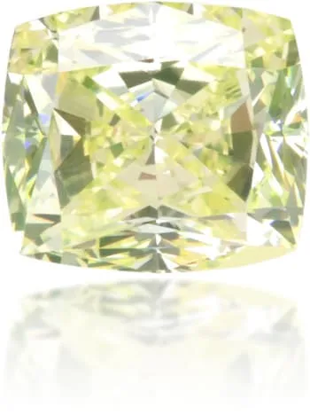 Langerman Diamonds Natural Green Diamond Cushion 092 ct Polished Earrings