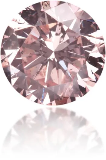 Langerman Diamonds Natural Pink Diamond Round 071 ct Polished Earrings
