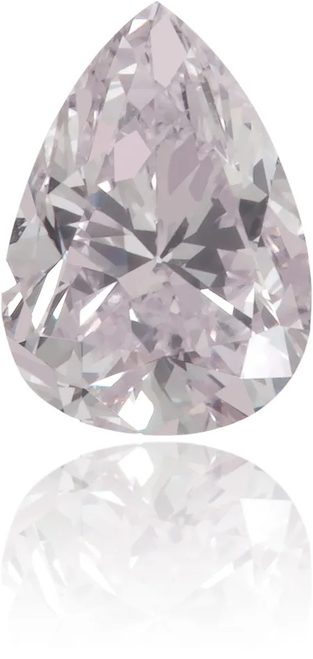 Langerman Diamonds Natural Purple Diamond Pear Shape 027 ct Polished Earrings