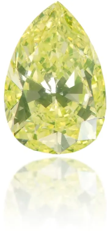 Langerman Diamonds Natural Yellow Diamond Pear Shape 026 ct Polished Earrings