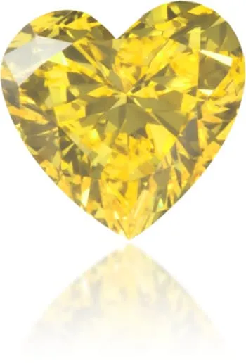 Langerman Diamonds Necklaces Natural Yellow Diamond Heart Shape 015 ct Polished Langerman Diamonds Necklaces Natural Yellow Diamond Heart Shape 015 ct Polished