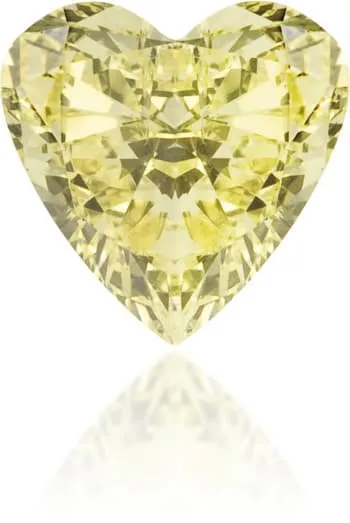 Langerman Diamonds Necklaces Natural Yellow Diamond Heart Shape 033 ct Polished Langerman Diamonds Necklaces Natural Yellow Diamond Heart Shape 033 ct Polished