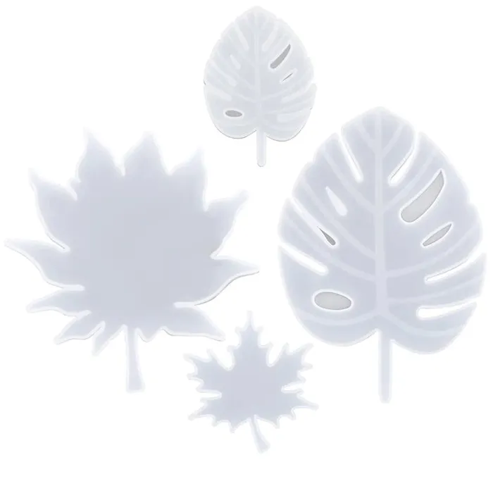 Leaf Silicone Mould in 4 Different Variants Resin Art Hub Earrings