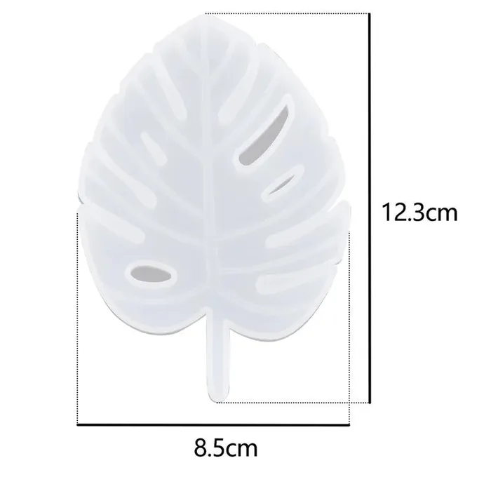 Leaf Silicone Mould in 4 Different Variants Resin Art Hub Earrings