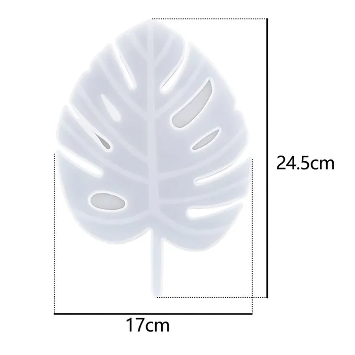Leaf Silicone Mould in 4 Different Variants Resin Art Hub Earrings