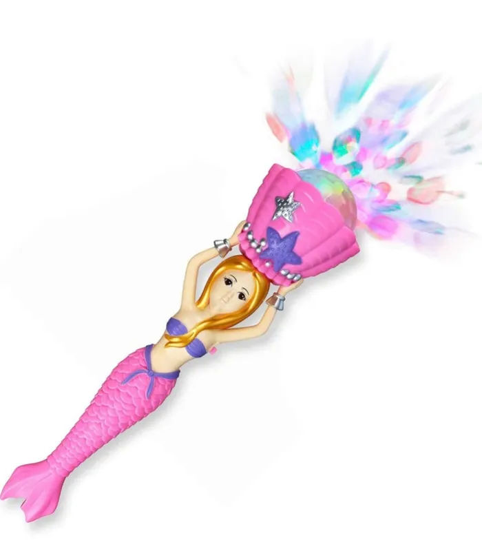 Mermaid Wand Light Up Zibbers Necklaces