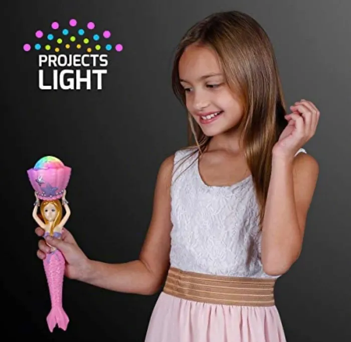 Mermaid Wand Light Up Zibbers Necklaces