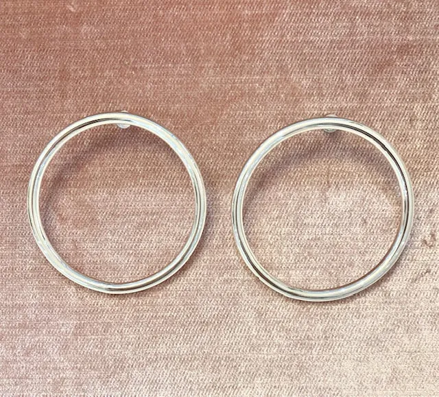 Millo Cheekbone Hoops Millo Jewelry Earrings