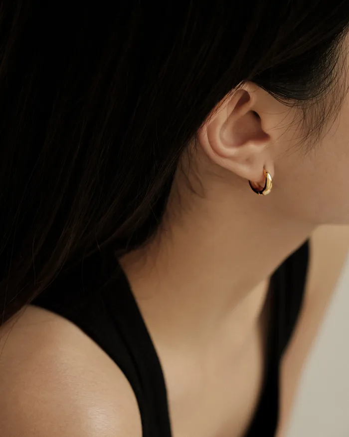 MYJN Lacie Mini Dome Hoop Earrings Earrings