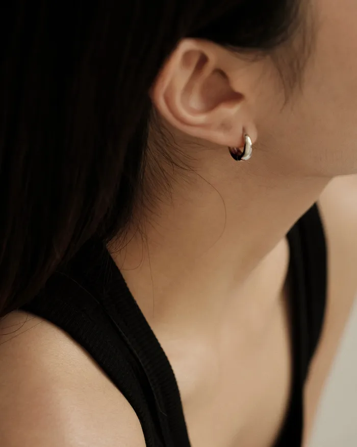 MYJN Lacie Mini Dome Hoop Earrings Earrings