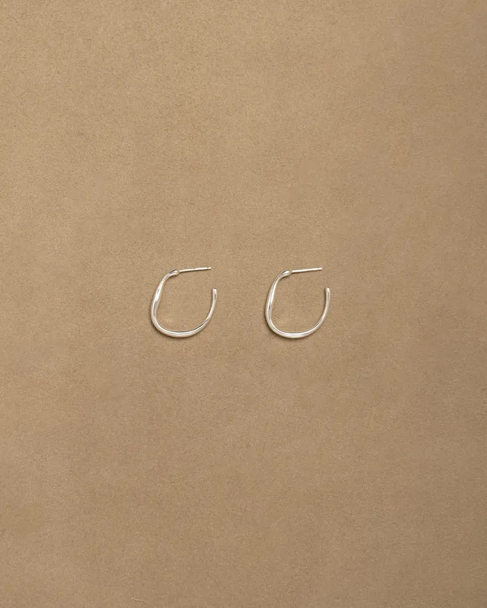 MYJN Orb Irregular Stud Hoop Earrings Earrings