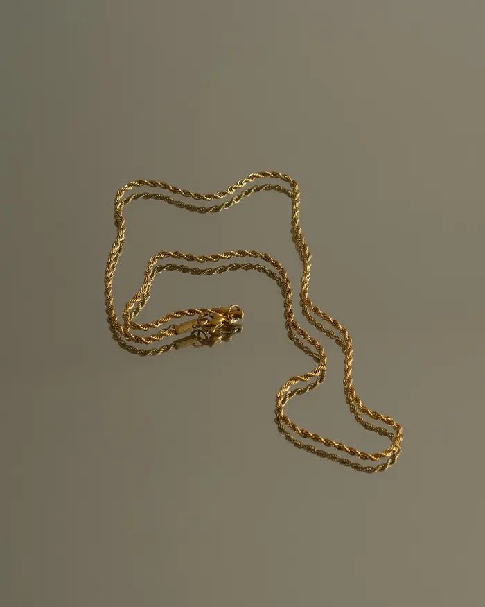 MYJN Petite Aziza Rope Chain Choker Necklace Necklaces