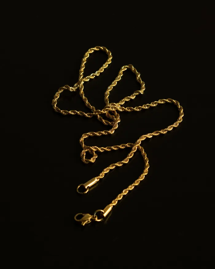 MYJN Petite Aziza Rope Chain Choker Necklace Necklaces