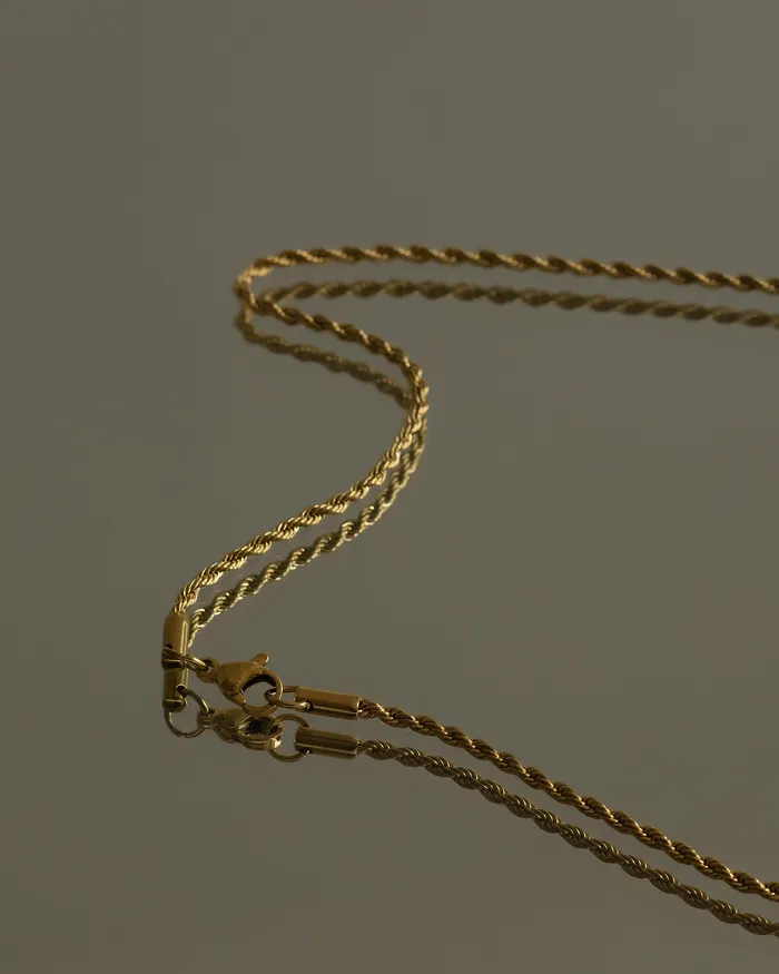 MYJN Petite Aziza Rope Chain Choker Necklace Necklaces