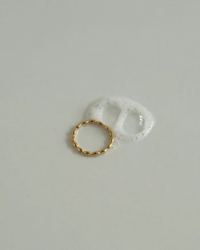 MYJN Rings Je Beaded Stacking Ring