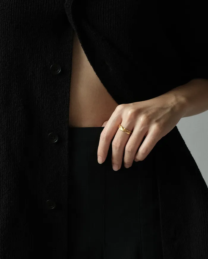 MYJN Rings Mya Structure Band Ring