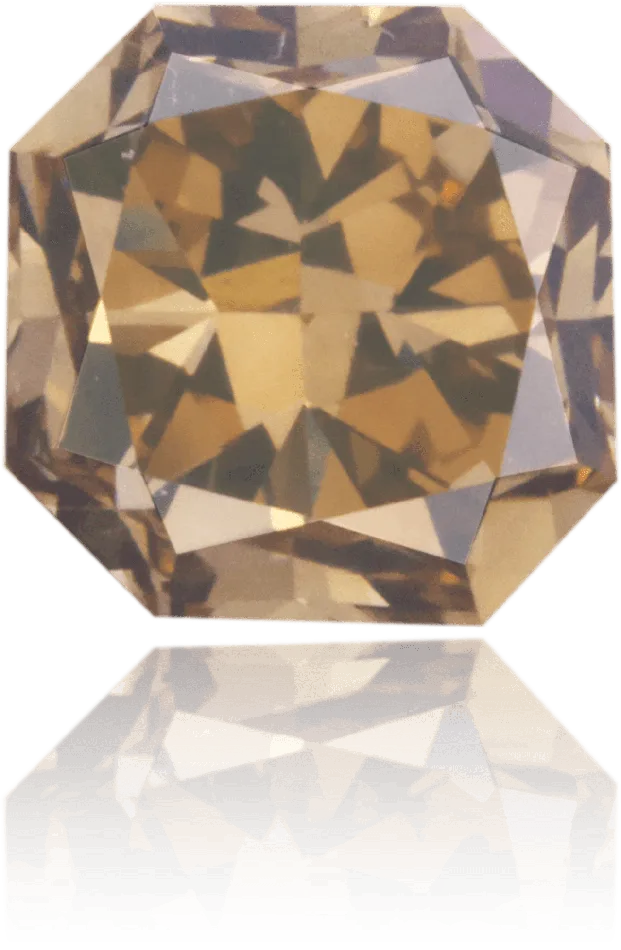 Natural Brown Diamond Square 129 ct Polished Langerman Diamonds Earrings Natural Brown Diamond Square 129 ct Polished Langerman Diamonds Earrings