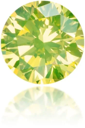 Natural Green Diamond Round 019 ct Polished Langerman Diamonds Earrings