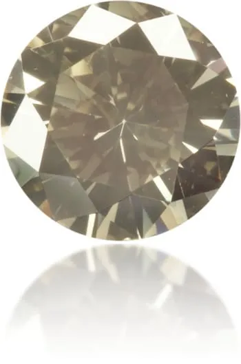 Natural Green Diamond Round 039 ct Polished Langerman Diamonds Earrings