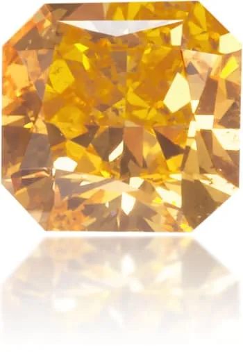 Natural Orange Diamond Square 023 ct Polished Langerman Diamonds Earrings Natural Orange Diamond Square 023 ct Polished Langerman Diamonds Earrings
