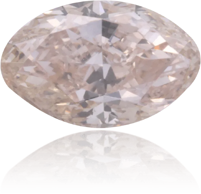 Natural Pink Diamond Oval 059 ct Polished Langerman Diamonds Earrings