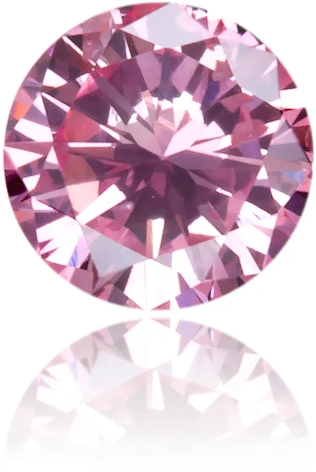 Natural Pink Diamond Round 010 ct Polished Langerman Diamonds Earrings