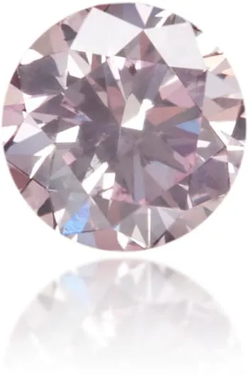 Natural Pink Diamond Round 016 ct Polished Langerman Diamonds Earrings