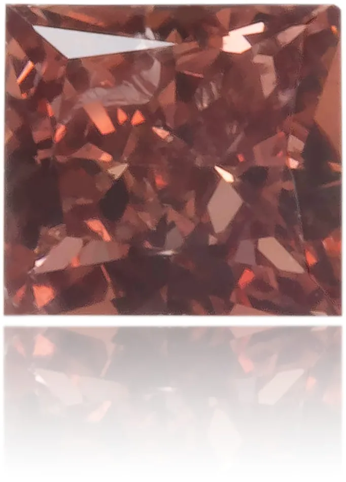 Natural Pink Diamond Square 015 ct Polished Langerman Diamonds Earrings