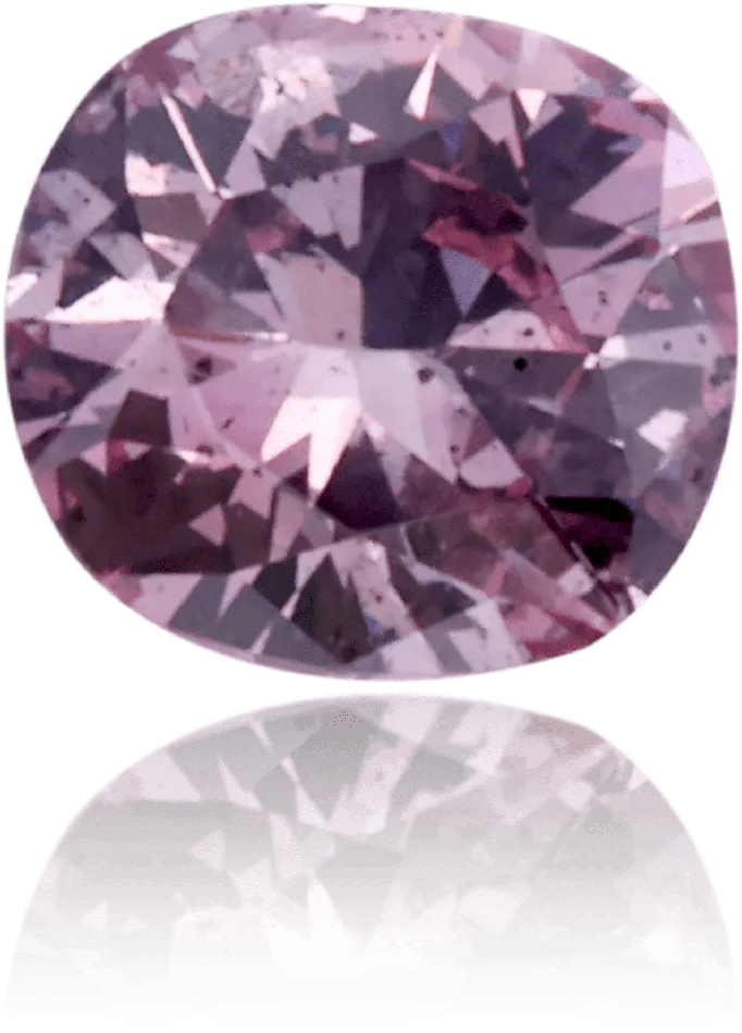 Natural Purple Diamond Cushion 018 ct Polished Langerman Diamonds Earrings Natural Purple Diamond Cushion 018 ct Polished Langerman Diamonds Earrings