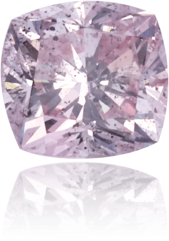 Natural Purple Diamond Cushion 036 ct Polished Langerman Diamonds Earrings Natural Purple Diamond Cushion 036 ct Polished Langerman Diamonds Earrings