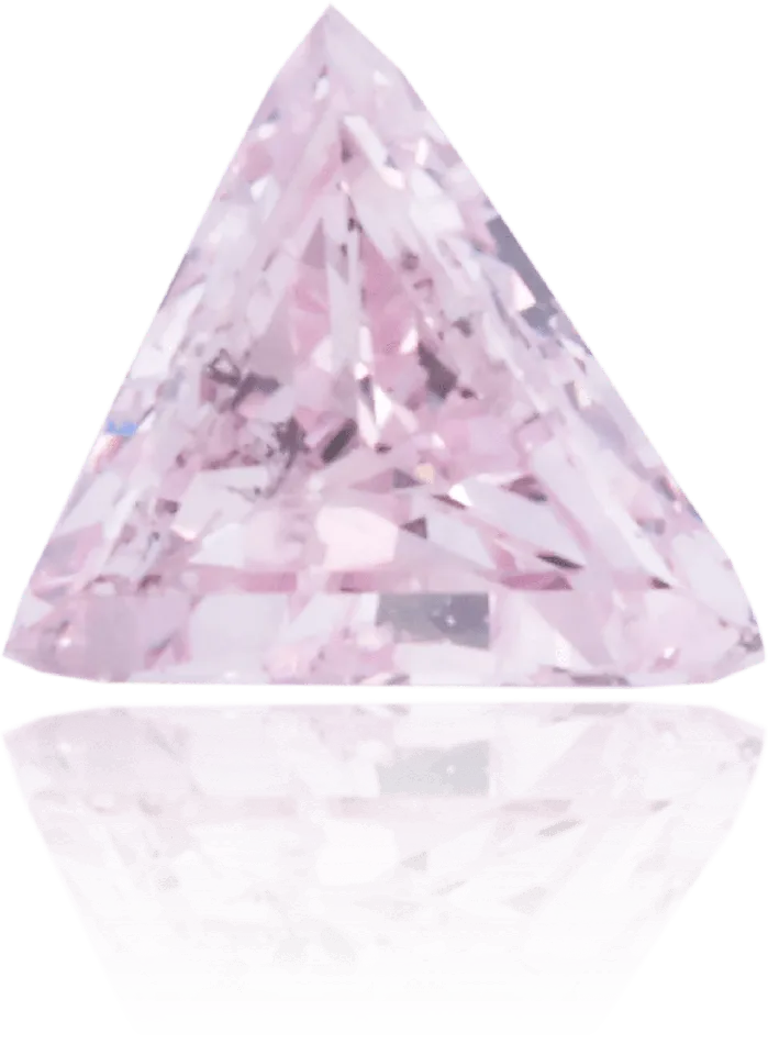 Natural Purple Diamond Triangle 010 ct Polished Langerman Diamonds Earrings