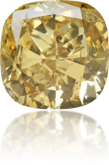 Natural Yellow Diamond Cushion 503 ct Polished Langerman Diamonds Earrings