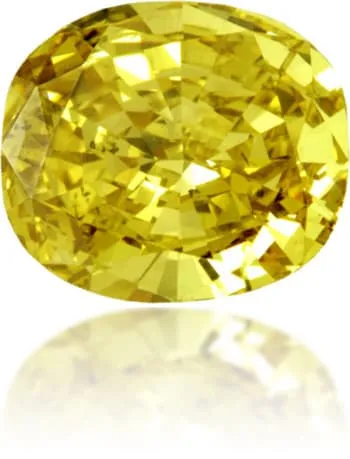 Natural Yellow Diamond Oval 160 ct Polished Langerman Diamonds Earrings