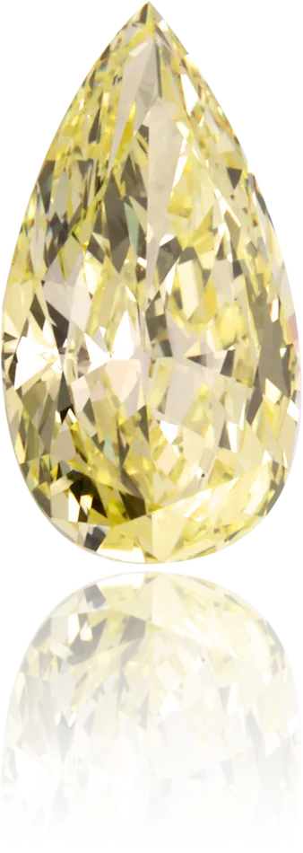 Natural Yellow Diamond Pear Shape 054 ct Polished Langerman Diamonds Earrings