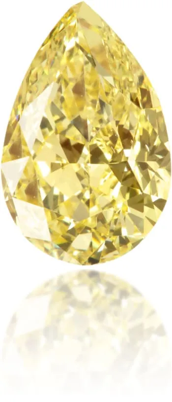 Natural Yellow Diamond Pear Shape 111 ct Polished Langerman Diamonds Earrings