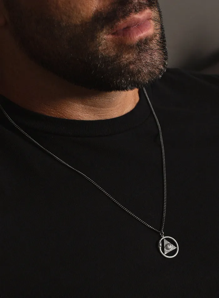 Necklaces All Seeing Eye Ouroboros Snake Necklaces for Men WE ARE ALL SMITH Mens Jewelry Clothing