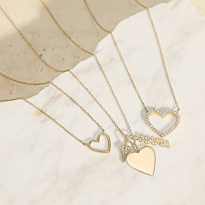 Necklaces AURELIE GI JANE Open Heart Necklace