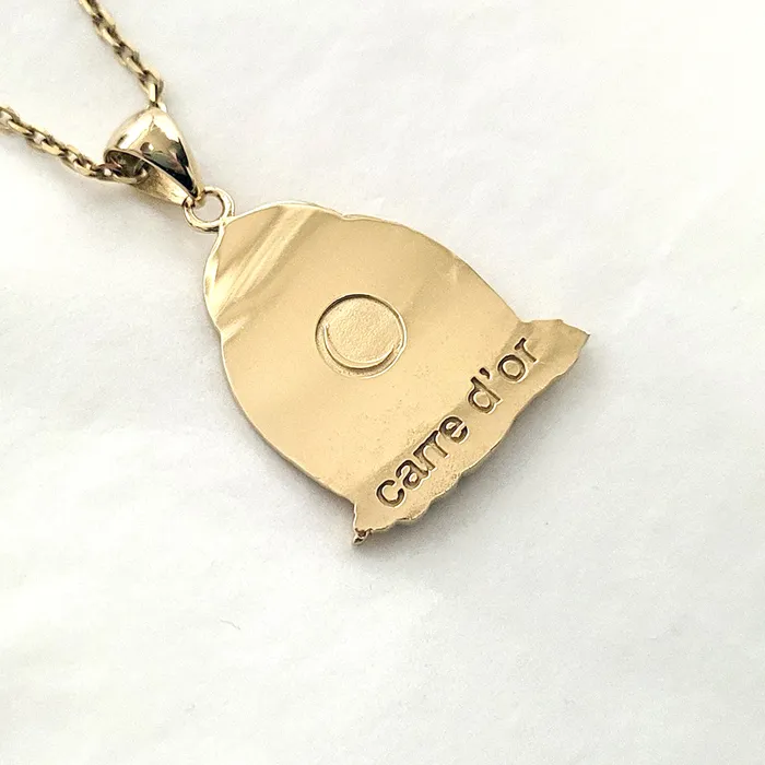 Necklaces carre dor 18k 14k gold mens buddha pendant necklace 1 Large