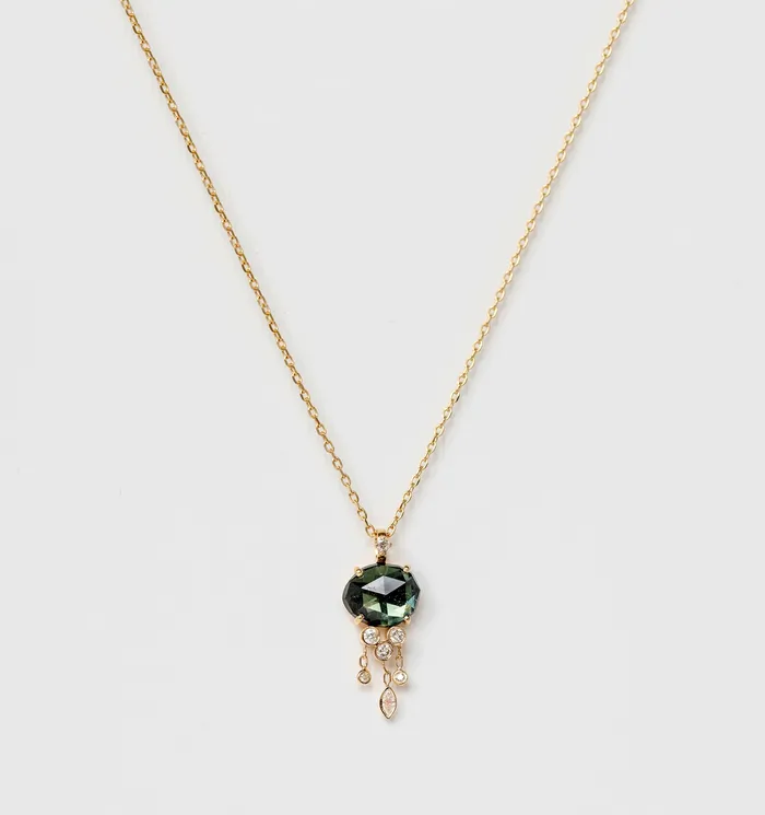 Necklaces Celine Daoust TOURMALINE AND DANGLING DIAMONDS JELLYFISH NECKLACE Necklaces Celine Daoust TOURMALINE AND DANGLING DIAMONDS JELLYFISH NECKLACE
