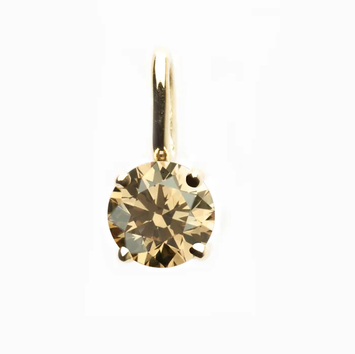 Necklaces Champagne Diamond Pendant Langerman Diamonds