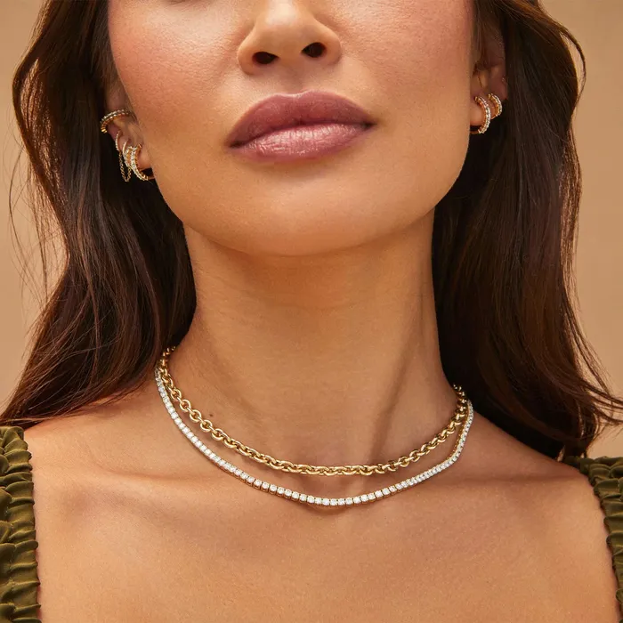 Necklaces ef collection Sienna Chain Necklace