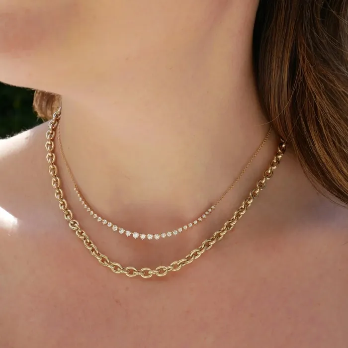 Necklaces ef collection Sienna Chain Necklace