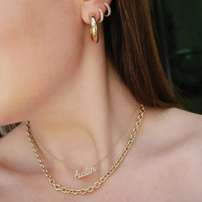 Necklaces ef collection Sienna Chain Necklace