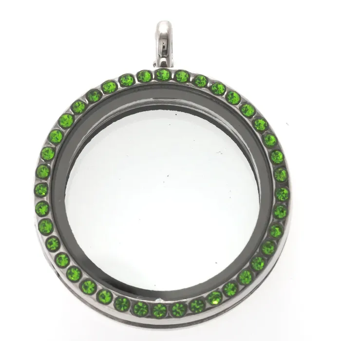 Necklaces JE0258259264265 Glass Locket Pendant Magnetic 30mm Blue Rhinestone Round Necklaces JE0258259264265 Glass Locket Pendant Magnetic 30mm Blue Rhinestone Round
