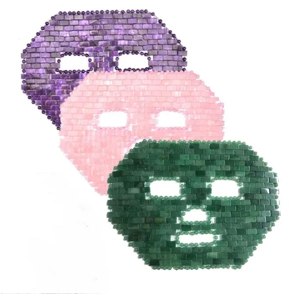Necklaces Luxe Gemstone Face and Crystal Eye Masks Metamorphidi