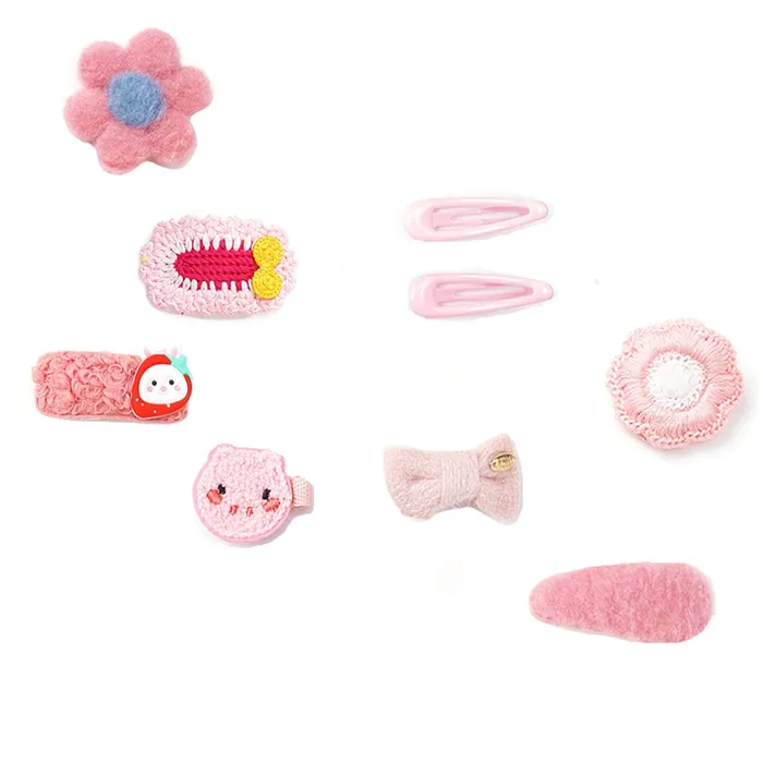 Necklaces Melbees by Yellow Chimes Combo Hair Clips for Kids Cute Characters Pretty Snap Pink Hairpins Hair Accessories for Small Girls Kids Pink 2 Medium Yellow Chimes
