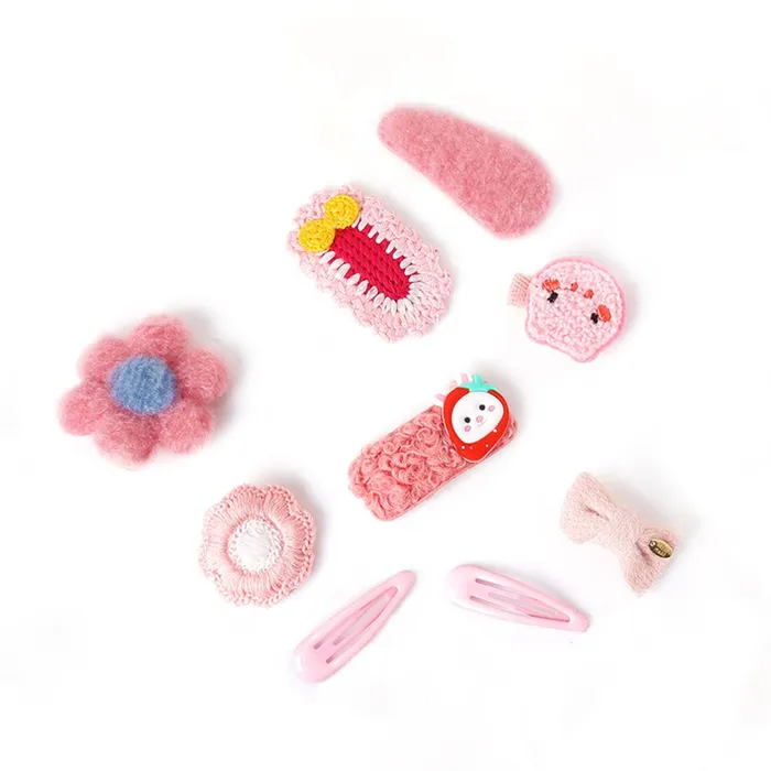 Necklaces Melbees by Yellow Chimes Combo Hair Clips for Kids Cute Characters Pretty Snap Pink Hairpins Hair Accessories for Small Girls Kids Pink 2 Medium Yellow Chimes