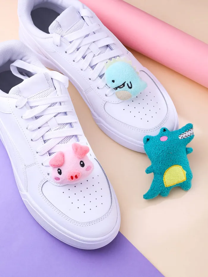 Necklaces Melbees by Yellow Chimes Shoelace Charms for Kids Girls Teens Cute Characters Design Shoe Decoration Charms Shoelace Decor Charms for Unisex Pack of 3 Pcs Shoelace Charms for Sneakers Yellow Chimes