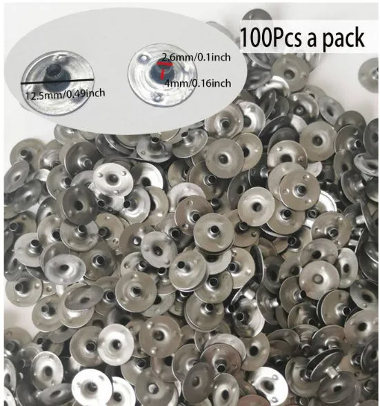 Necklaces Metal Candle Wick Centering Device for Candle Making32pcs RESIN ART HUB
