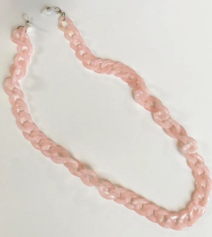 Necklaces Millo Jewelry Acrylic Chunky Link Mask Chains Necklaces Millo Jewelry Acrylic Chunky Link Mask Chains